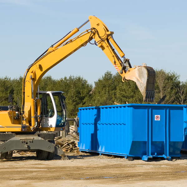 how many times can i have a residential dumpster rental emptied in Rainbow City AL